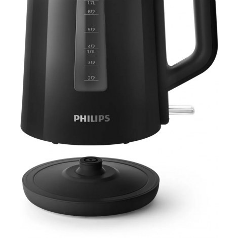 Philips | Kettle | HD9318/20 | Electric | 2200 W | 1.7 L | Plastic | 360° rotational base | Black - 6